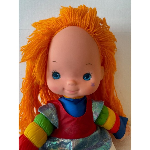 Vintage 1983 Rainbow Brite LARGE 18" Doll Plush Hallmark Mattel Toy - Picture 2 of 14